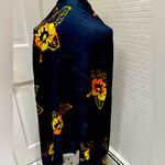 Hibiscus Collection Long floral Sarong with fringe. 💯 rayon. Black/multi. NWT. Black Photo 8