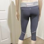 Lululemon  Gray Ruched Crop Pant 6 Photo 2