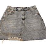 Wild Fable  Womens Distressed Fray Short Mini Skirts, Size 8, Blue Wash, Sku 1016 Photo 9