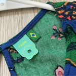 Farm Rio Tank Top printed bright womens Blue (xsmall) colorful summer hippie Photo 1