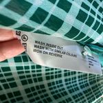 Ghost London Valentina Gingham Georgette Maxi Dress size medium Green Photo 7