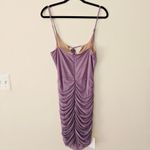 NWT Miss Circle Flora Mesh Sleeveless Mini Dress in Purple Women's Size L Size L Photo 3