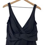 MiracleSuit  One Piece Swimsuit Twist Front V Neck Faux Wrap Slimming Womens 18 Photo 1