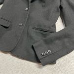 Uniqlo  Black Wool Blend Classic 2 Button Blazer Size 4 NWOT Photo 1
