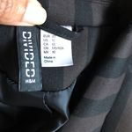 H&M Striped Black and Brown Women's Blazer Photo 4