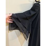 Adrianna Papell AP1E209617 Flounce Sleeve Jumpsuit Black Size 14 Party Cocktail Photo 5