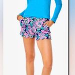 Lilly Pulitzer New  NWT Buttercup 5” Knit Shorts Shroom With A View $74 Size 4 Photo 1