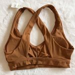 Aerie NWT Offline by Real Me Ruched Sports Bra in Carmel - Size: Small Photo 3
