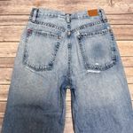 BDG Urban Outfitters Medium Wash High Rise Baggy Distressed Frayed Jeans 27 Photo 6