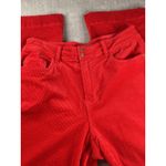 Judy Blue Red Corduroy Wide Leg Pants Women's 14W Flare Button Fly Photo 1