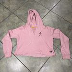 Aviator Nation Aviation Nation bolt striped relaxed cropped hoodie-
Pink size L Preppy Casual Photo 1