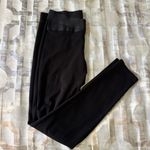 CAbi pull on stretch knit criss cross waistband dress black pants size medium Photo 9