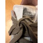 Victoria Madrid Suede & Metallic Beige Cream Sneakers European 39 / US Size 8 Tan Photo 6