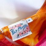 Tie Dye Medium Maxi Dress Handmade Rainbow Eyelet Hem Sleeveless Vacation 1760 Pink Photo 14