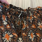 Free People Willow Printed Puff Sleeve Blouse Top Size XS Photo 4