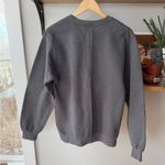 Fruit of the Loom Vintage  Charcoal Gray Cotton Crewneck Sweatshirt Size Small Photo 1