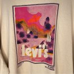 Levi's Levi’s Graphic Prism Landscape Beige Crewneck Sweatshirt (X-Large) NWT Photo 1