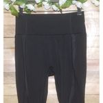 Fabletics Motion365 Ladies Black Hi Rise Leggings Size S 7/8 Crop Sheer Panel Photo 1