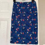 Boden Midi Floral Bodycon Skirt Blue Size 6 Photo 0