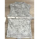Sofibella Crushed Velvet Golf Vest Women’s XS Silver Sleeveless Zip NWT UV50 Photo 6