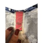 Route 3 Blue Multi Color Floral Sleeveless One Piece Romper Women Sz Sm Photo 5