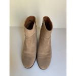 Lucky Brand  Suede Ankle Boots Wedge Heel Taupe Beige Women’s Size 7.5M Booties Photo 8