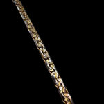 Vintage 14KGP Gold Plated Textured Link Necklace 18ā 8.15g Jewelry Photo 6