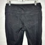 Ruby Rd . Skinny Jeans Womens 10 (31x28.5) Black Stretch Pull-On Faux Pockets Photo 4