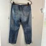 Kut From The Kloth Crop Straight Leg Jeans Distressed Denim Blue Womens Size Photo 1