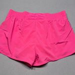 Nike Women’s One Dri-Fit Mid-Rise 3” Brief Lined Pink Shorts Photo 1
