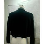 Calvin Klein Black Rhinestone 3/4 Sleeve Cropped Bolero Cardigan Sweater Sz XL Photo 4