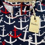 NWT Hatley Scattered Anchors Dress Blue Red White Size Medium Photo 2