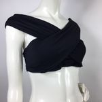 PEZ D'OR Lucia Bandeau Maternity Bikini Top Black Size M Photo 8