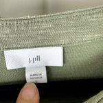J.Jill  Cotton Blend Pullover Sweatshirt Kangaroo Pocket Olive Size Large Photo 5