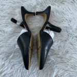 Bella Vita  Women's Sarah II Slingback pump Shoe in Black Snake size 7.5M Photo 7