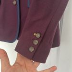 Boden Burgundy/Purple Wool Blazer Sz 4 Purple Photo 3
