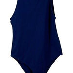 ZARA  Dark Blue Turtleneck Sleeveless Bodysuit Size Small EUC #7331 Photo 0