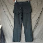 ZARA Dark Grey Zip Skirt Overlay Pants Size Small Photo 1