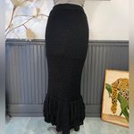 Beach Riot  Polly Crochet Knit Black Pull On Midi Skirt - Sz L 🧡🎀 Photo 6