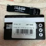 Jaded London  Orange Marble Tie Dye Crew Neck Sleeveless Cut Out Crop Top Size 8 Photo 6