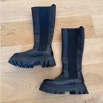 ALOHAS Aloha’s - Go Getter Leather Boots in Black Photo 1