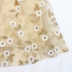 Baltic Born Arabella Embroidered Tulle Maxi Dress: Gold White Floral Event Photo 12