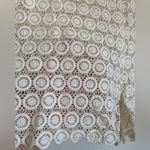 Bleuh Ciel 🌞 Cream Colored Crocheted Lace Overlay Shorts MBG Photo 4