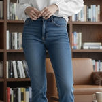 Open Edit White Cold Shoulder Cotton Poplin Top Size Small Photo 0