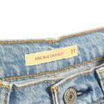 Levi's Levi’s Ribcage Crop Bootcut Jeans Women’s Size 27 Jazz Away Light Wash Raw Hem Photo 10