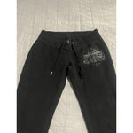EXPRESS Sweatpants Womens Size XS Black Rhinestone Embellished Jogger Pants Photo 1