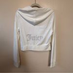 Juicy Couture Sweatsuit Tracksuit Cream Soda White Silver Medium Photo 7
