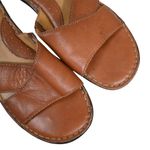 b.o.c. Born Concept Women's 9 Brown Leather Slip On Sandal Classic Comfort Photo 6