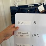 NWT Vintage America High Rise Crop Jean Size 20W Blue Photo 7