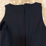 Babaton Aritzia  black mini dress white stitching women’s size 2 Photo 5